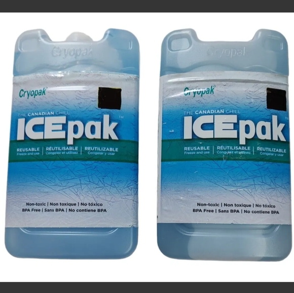 Lot of 2 Small Cryopak the Canadian Chill ICEpak Reusable Non-toxic BPA Free - Picture 2 of 5